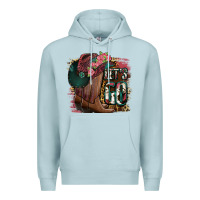 Blue Mist Let's Go Premium Hoodie - Jasminsmagicworld