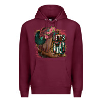 Burgundy Let's Go Premium Hoodie - Jasminsmagicworld