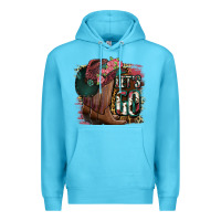 Ocean Blue Let's Go Premium Hoodie - Jasminsmagicworld
