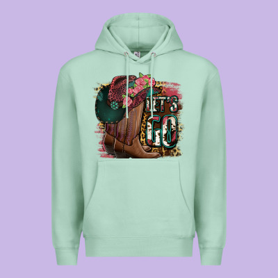 Let's Go Premium Hoodie Designed By Jasminsmagicworld