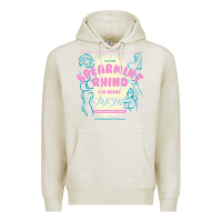 Oatmeal Heather spearmint rhino las vegas Premium Hoodie - linhVisuals