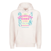 Pale Pink spearmint rhino las vegas Premium Hoodie - linhVisuals