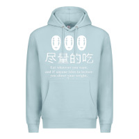 Blue Mist spirited away no face Premium Hoodie - linhVisuals