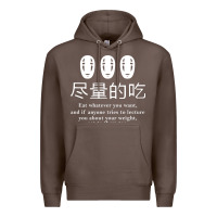 Coffee spirited away no face Premium Hoodie - linhVisuals