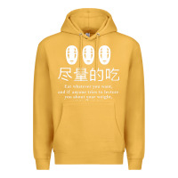 Mustard spirited away no face Premium Hoodie - linhVisuals