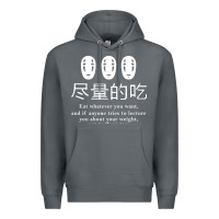 Rock spirited away no face Premium Hoodie - linhVisuals
