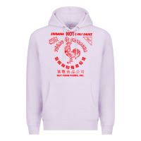 Lilac sriracha sauce Premium Hoodie - linhVisuals