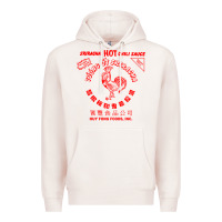 Pale Pink sriracha sauce Premium Hoodie - linhVisuals