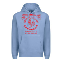 Colony Blue sriracha sauce Premium Hoodie - linhVisuals