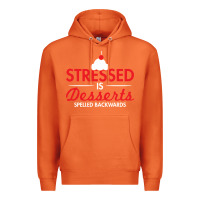 Carrot stressed is desserts spelled backwards Premium Hoodie - linhVisuals