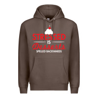 Coffee stressed is desserts spelled backwards Premium Hoodie - linhVisuals