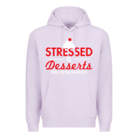 Lilac stressed is desserts spelled backwards Premium Hoodie - linhVisuals