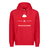 Red stressed is desserts spelled backwards Premium Hoodie - linhVisuals