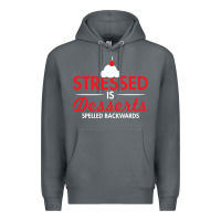 Rock stressed is desserts spelled backwards Premium Hoodie - linhVisuals