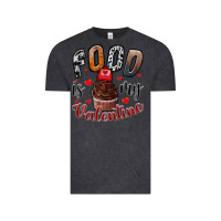 Vintage Black Food İs My Valentine Vintage Tee - SublimationCraftShop