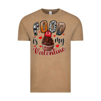 Vintage Coffee Food İs My Valentine Vintage Tee - SublimationCraftShop