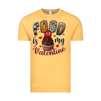 Vintage Mustard Food İs My Valentine Vintage Tee - SublimationCraftShop
