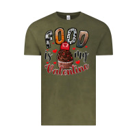 Vintage Olive Food İs My Valentine Vintage Tee - SublimationCraftShop