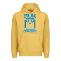 Antique Gold the flux capacitor Premium Hoodie - linhVisuals