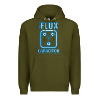 Army Green the flux capacitor Premium Hoodie - linhVisuals