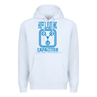 White the flux capacitor Premium Hoodie - linhVisuals