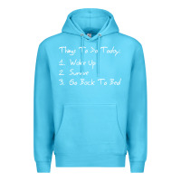 Ocean Blue things to do today Premium Hoodie - linhVisuals