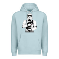 Blue Mist stormtrooper cat Premium Hoodie - linhVisuals