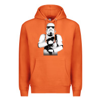 Carrot stormtrooper cat Premium Hoodie - linhVisuals