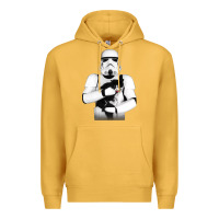 Mustard stormtrooper cat Premium Hoodie - linhVisuals