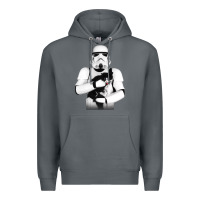 Rock stormtrooper cat Premium Hoodie - linhVisuals