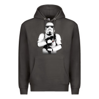 Smoke stormtrooper cat Premium Hoodie - linhVisuals