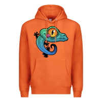 Carrot cute colorful cartoon gecko Premium Hoodie - linhVisuals