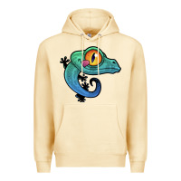 Pina Colada cute colorful cartoon gecko Premium Hoodie - linhVisuals