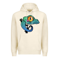 Tofu cute colorful cartoon gecko Premium Hoodie - linhVisuals