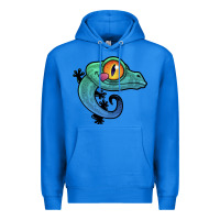 True Royal cute colorful cartoon gecko Premium Hoodie - linhVisuals