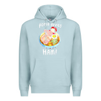 Blue Mist studio ghibli ponyo loves ham Premium Hoodie - linhVisuals