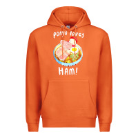 Carrot studio ghibli ponyo loves ham Premium Hoodie - linhVisuals