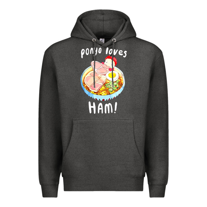 Studio Ghibli Ponyo Loves Ham Premium Hoodie by linhVisuals | Teevron
