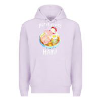 Lilac studio ghibli ponyo loves ham Premium Hoodie - linhVisuals