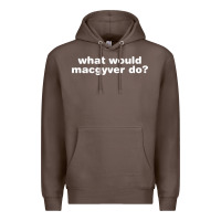 Coffee what would macgyver do Premium Hoodie - linhVisuals