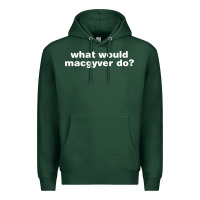 Sports Green what would macgyver do Premium Hoodie - linhVisuals
