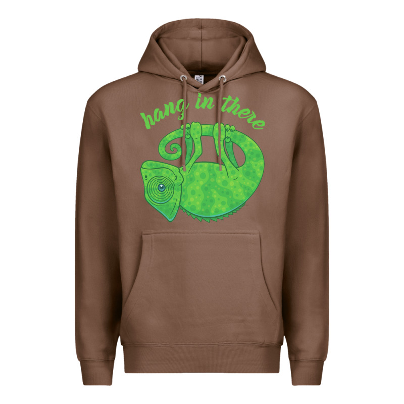Hang In There Magical Chameleon Premium Hoodie by linhVisuals | Teevron