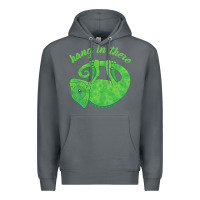 Rock hang in there magical chameleon Premium Hoodie - linhVisuals
