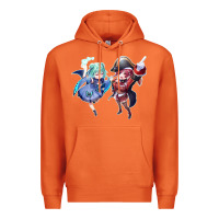Carrot Houshou Marine and Uruha Rushia Premium Hoodie - linhVisuals