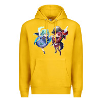 Lemon Houshou Marine and Uruha Rushia Premium Hoodie - linhVisuals
