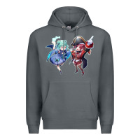 Rock Houshou Marine and Uruha Rushia Premium Hoodie - linhVisuals