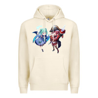 Tofu Houshou Marine and Uruha Rushia Premium Hoodie - linhVisuals