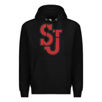 Black st. john's red storm Premium Hoodie - linhVisuals