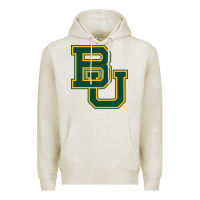 Oatmeal Heather baylor athletics Premium Hoodie - linhVisuals