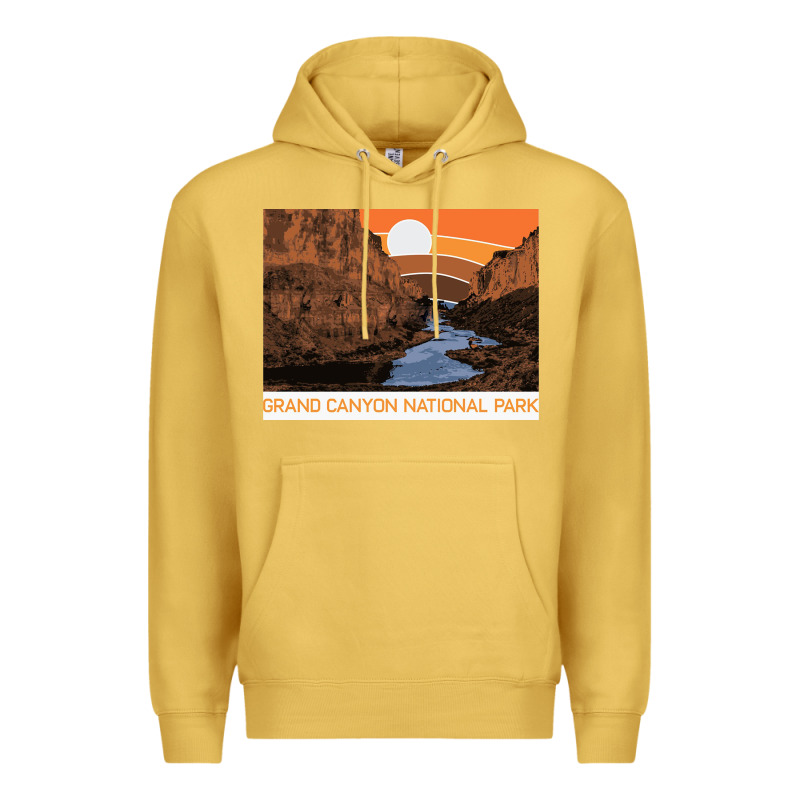 Vintage Grand Canyon National Park Retro Colorado River 80s Premium Hoodie by linhVisuals | Teevron